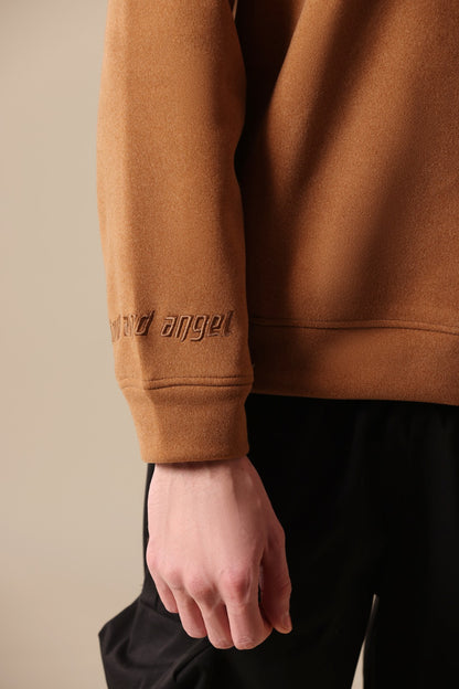 NOT YOUR BASIC SWEATSHIRT - BROWN