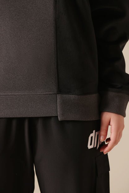 NOT YOUR BASIC SWEATSHIRT - BLACK