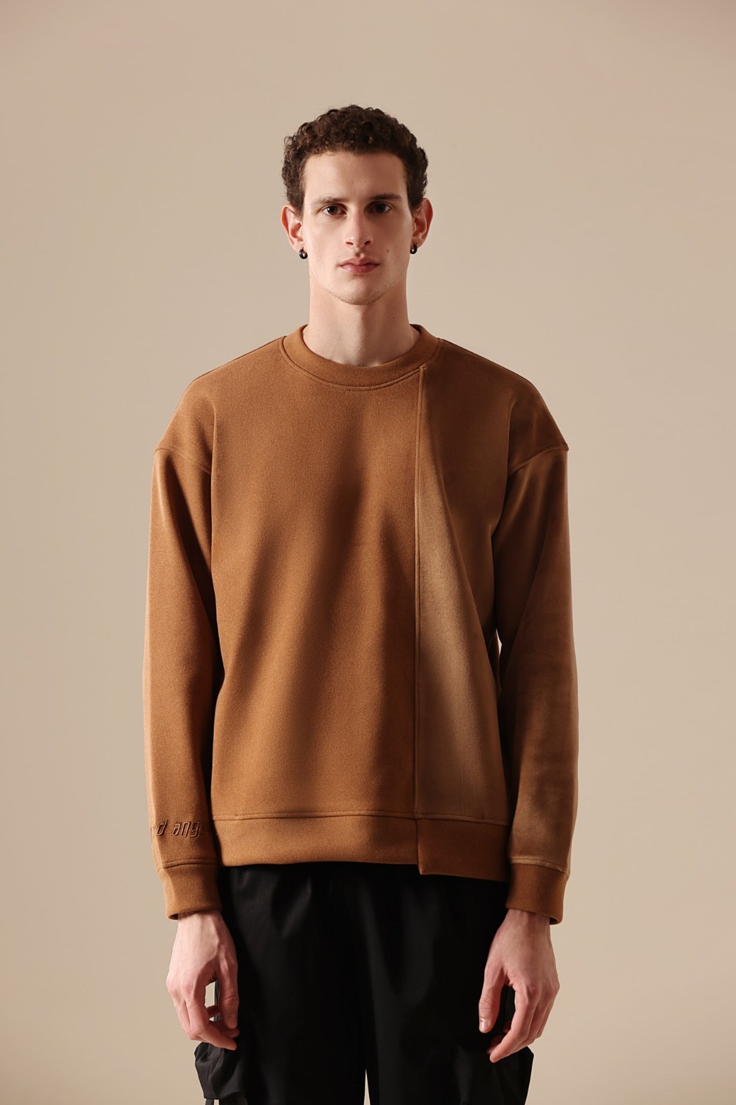 NOT YOUR BASIC SWEATSHIRT - BROWN
