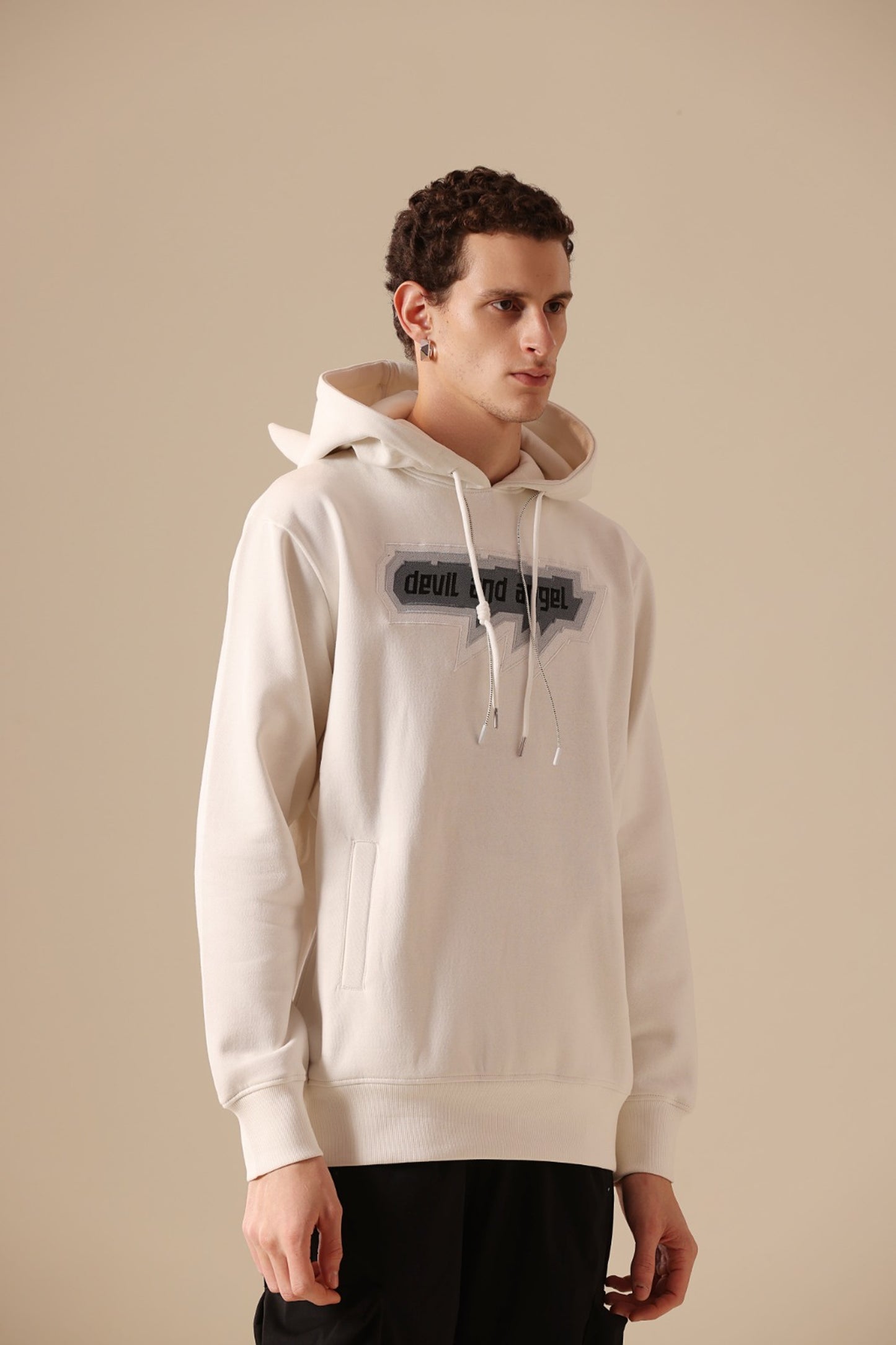 LOGO HOODIE - WHITE