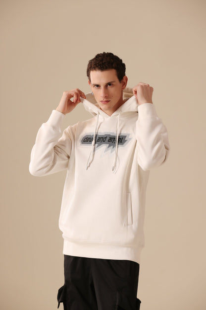 LOGO HOODIE - WHITE