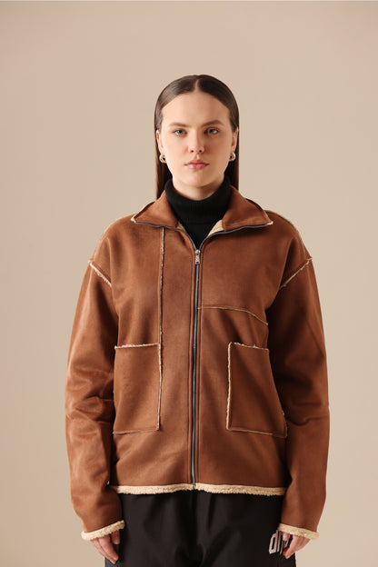 FUR SUEDE JACKET